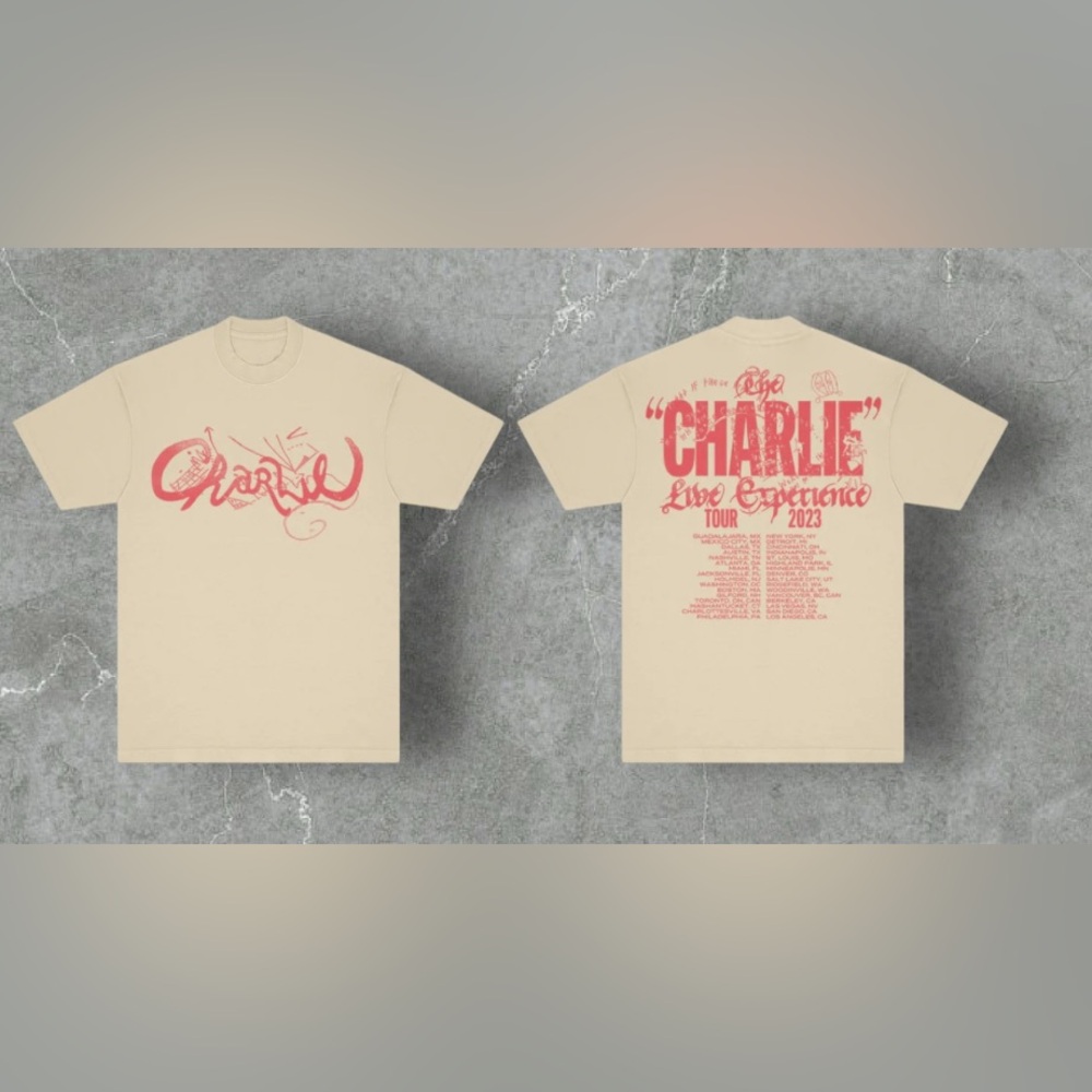 CHARLIE PUTH
Live Experience Tour Tee